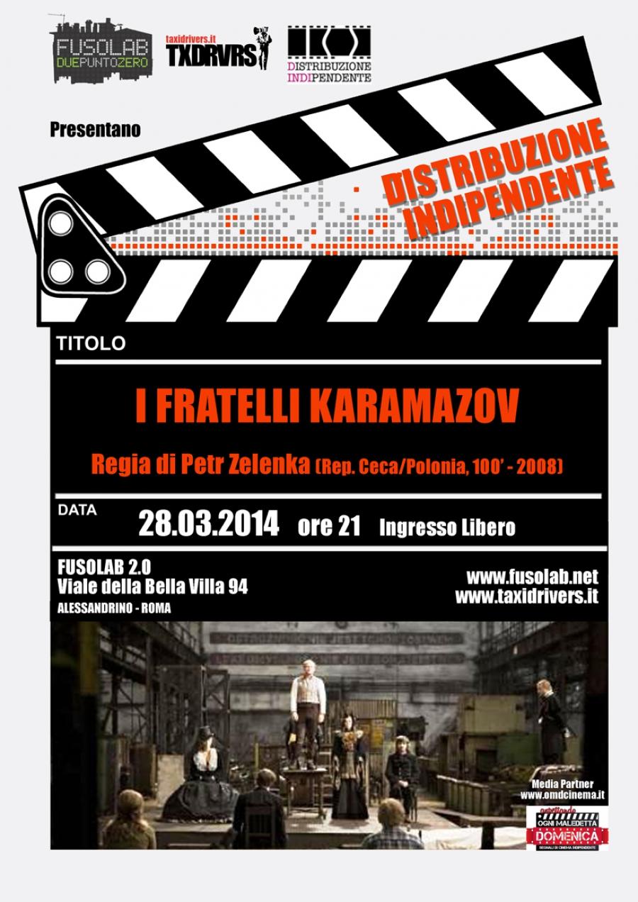 PROIEZIONE "I FRATELLI KARAMAZOV" di Petr Zelenka
